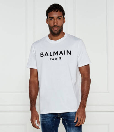 Футболка Balmain - белый(EH1EG010 BB73)