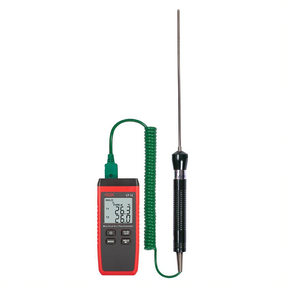 Термометр RGK CT-12 с погружным зондом температуры TR-10W с поверкой, RGK