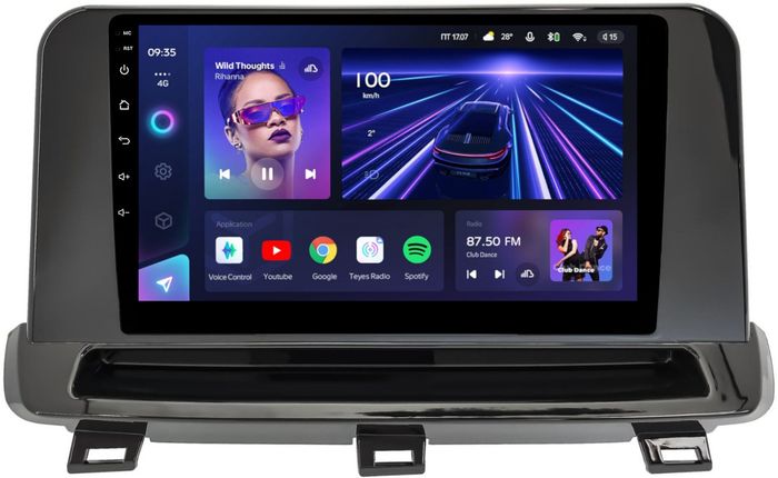 Магнитола для Nissan Rogue T33, X-Trail T33 2020+ (поддержка 360, рамка тип 2) - Teyes CC3L на Android 10, CarPlay, 4G SIM-слот