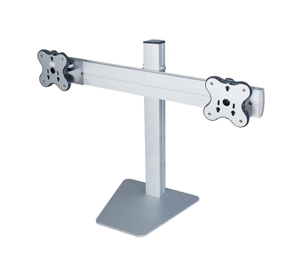 ErgoFount RSST-4520/2 Крепление для 2 мониторов до 24" с утяжеленным основанием. Цвет - серебристый