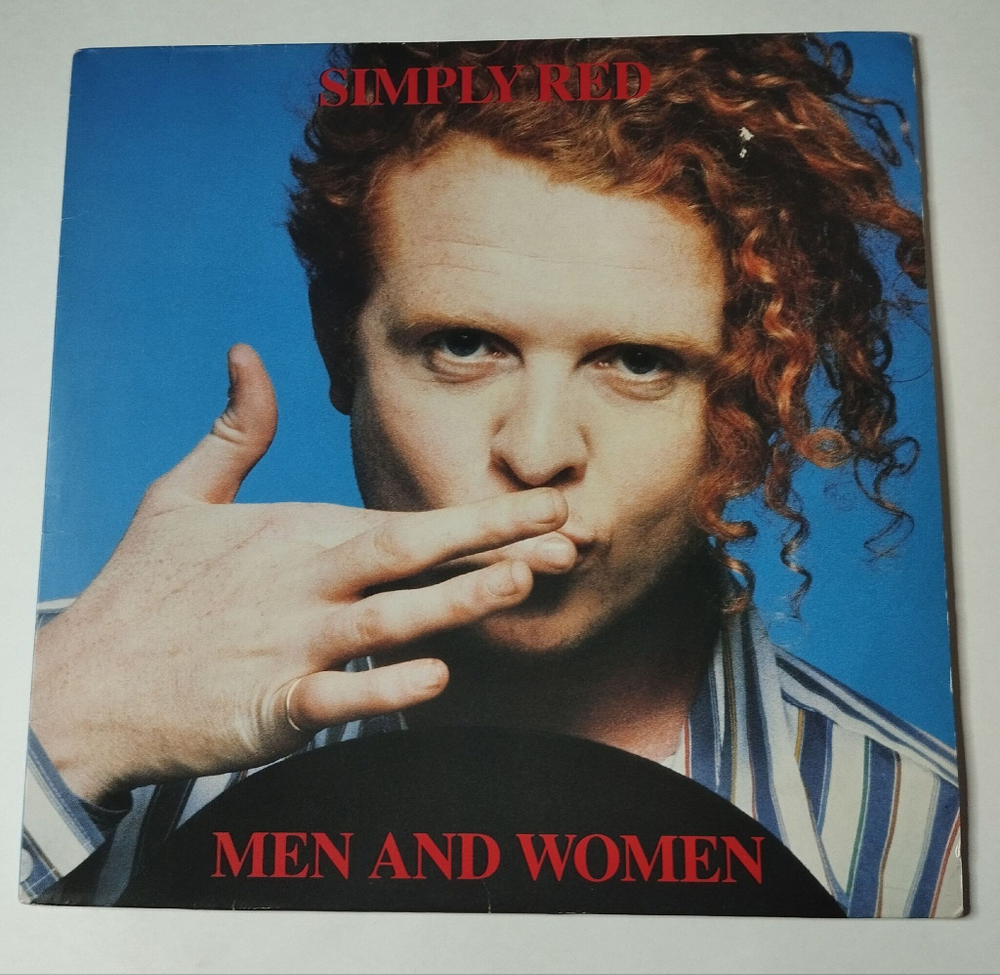 Винтажная виниловая пластинка LP Simply Red Men And Women (Germany 1987)
