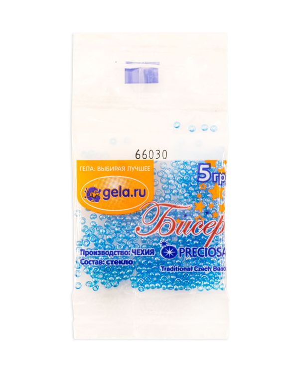 Бисер Preciosa 10/0, 50 г (10 шт по 5 г), цв.66030