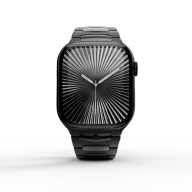 Ремешок для Apple Watch 49/46/45 - ROYAL II Чёрный/Сталь