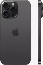 iPhone 15 Pro 256 ГБ, Dual: nano SIM + eSIM, чёрный титан