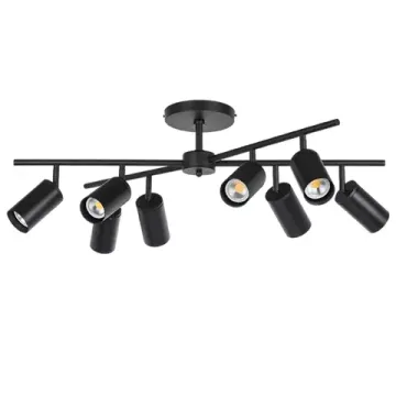 Люстра потолочная 8*GU10 LR728378 черный Rullo Lightstar