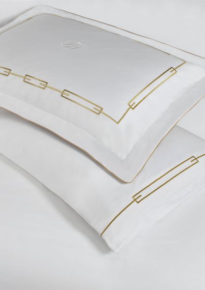 Постельное белье CHANEL кремовый - золотой сатин делюкс TIVOLYO HOME Турция