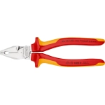 Плоскогубцы комбинированные особой мощности хромированные 180 мм Knipex 02 06 180