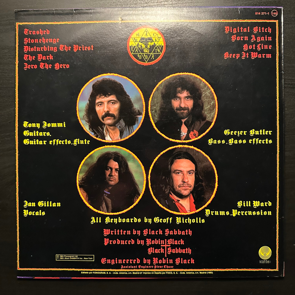 Black Sabbath - Born Again (Испания 1983г.)