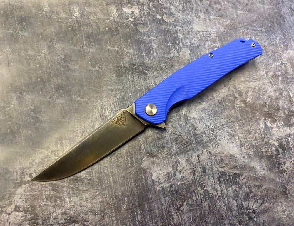 Складной нож Shark Blue, сталь D2, G-10, ТДК Кизляр