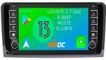 Магнитола для Mercedes-Benz ML (W164), GL (X164) 2005-2012 - Airoc AB-2504 (кнопки и крутилки), Android 13, Быстрая, SIM-слот, CarPlay