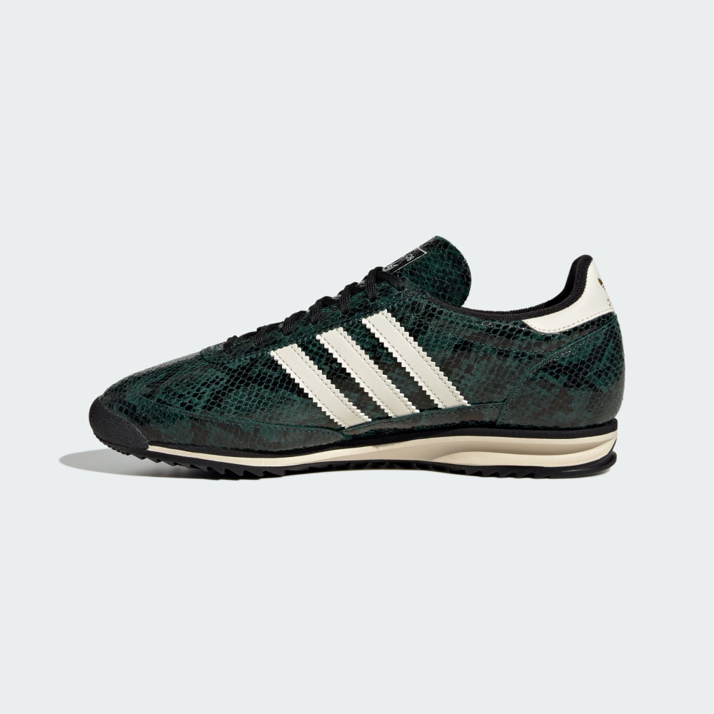 ADIDAS Кроссовки Sleeveless 72 OG с змеиным принтом, зеленый/черный