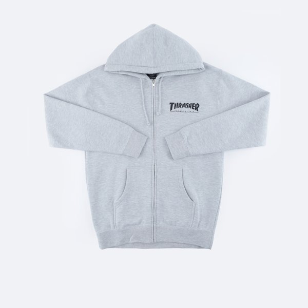 Худи Thrasher Mag Logo Zip Hood (gray) артикул: - купить в магазине Дайс