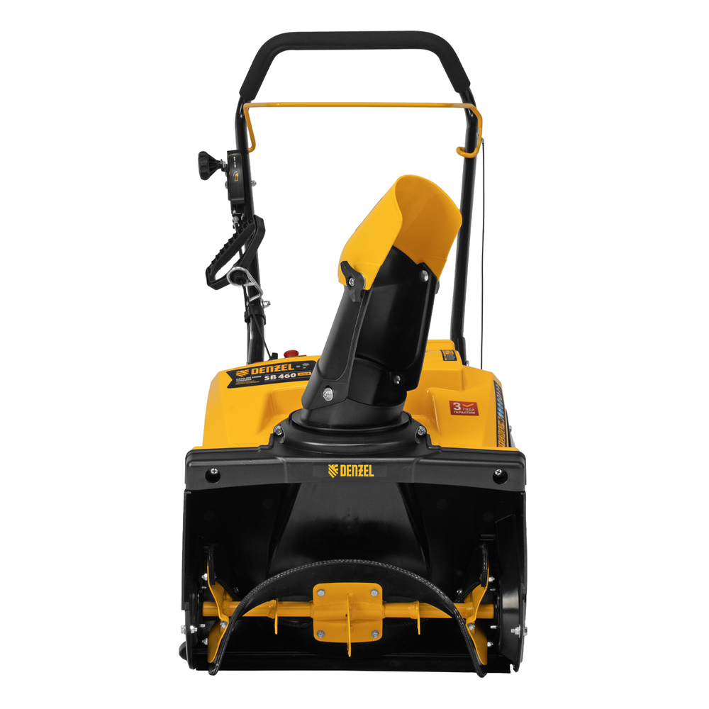 Бензиновая снегоуборочная машина SB 460 Sled, 99cc, лыжи ручной старт// Denzel