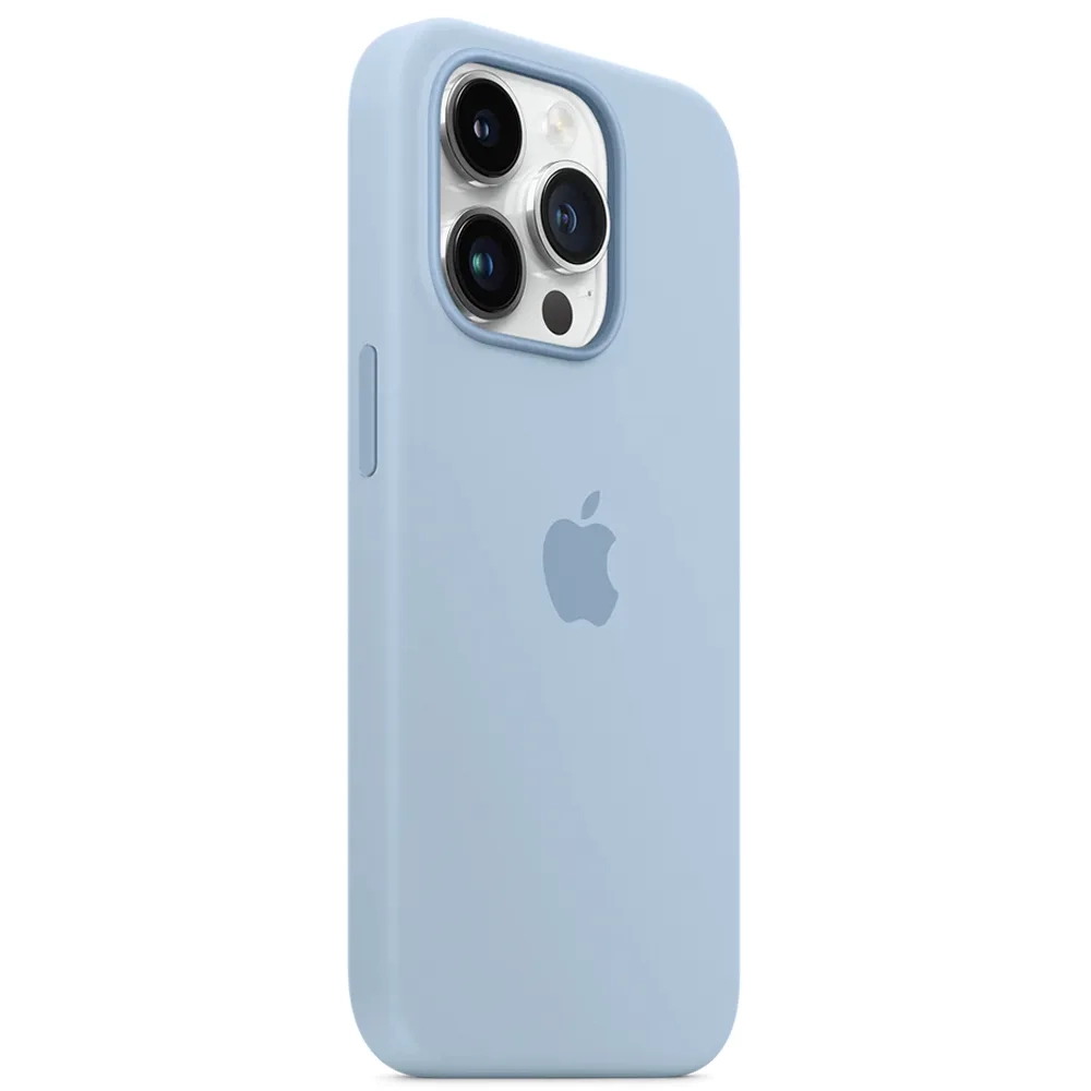 Силиконовый чехол с поддержкой MagSafe Apple Silicone Case для iPhone 14 Pro, Sky (Чистое небо)