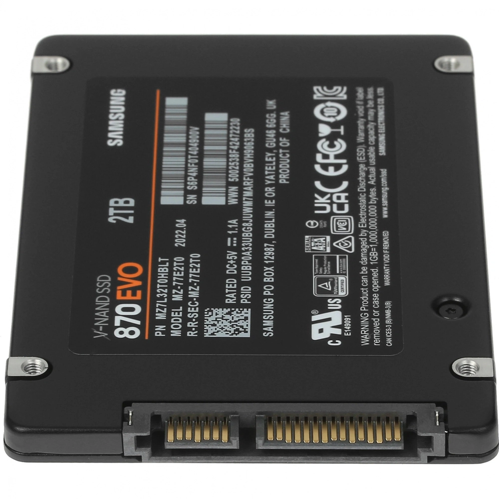 Накопитель SSD Samsung 2TB 870 EVO (MZ-77E2T0BW)