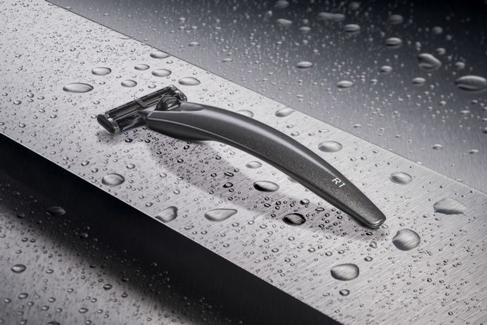 Бритва Bolin Webb R1, серый графит, Gillette Mach3 (BW R1 GRH)