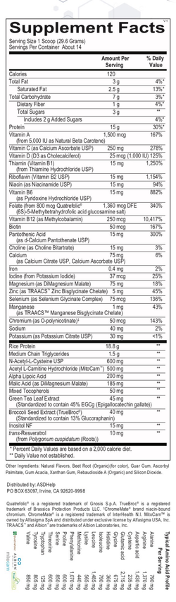 MITOboost protein powder strawberry 414 g