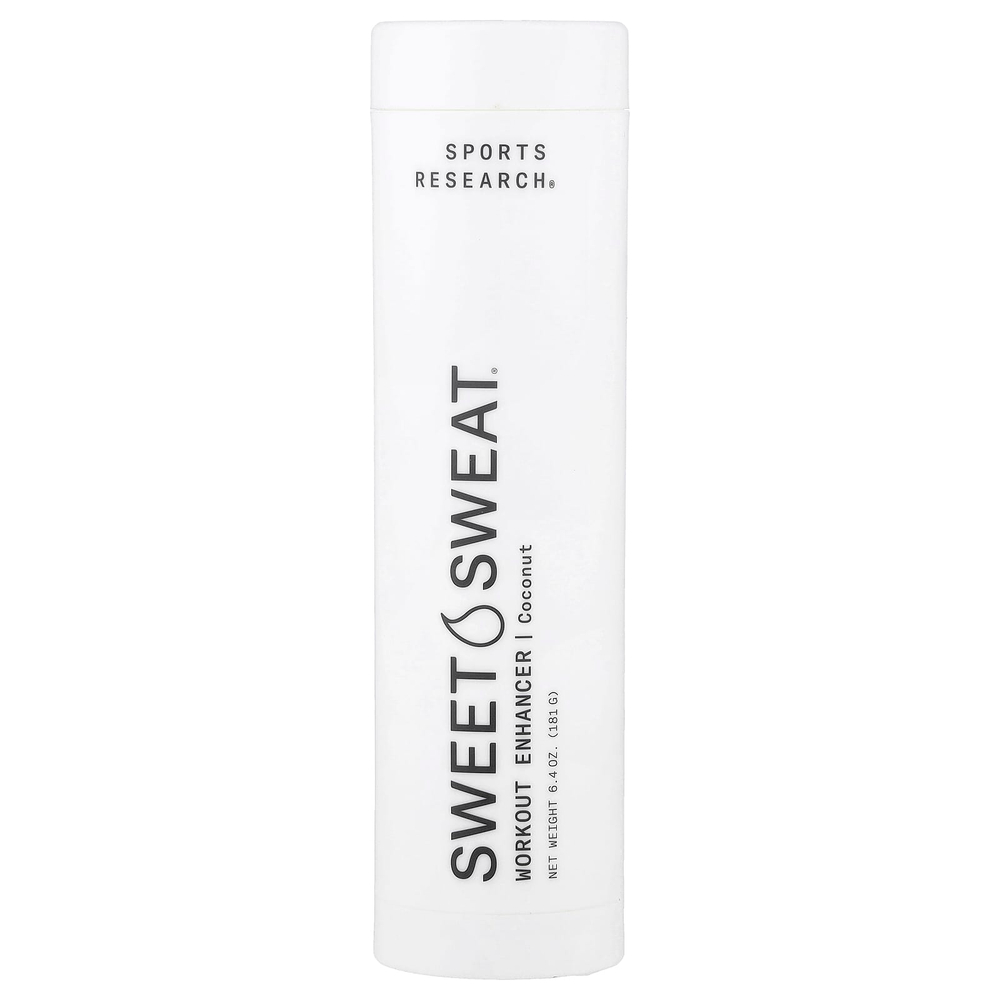 Sports Research, Sweet Sweat®, добавка для тренировок, со вкусом кокоса, 181 г (6,4 унции)