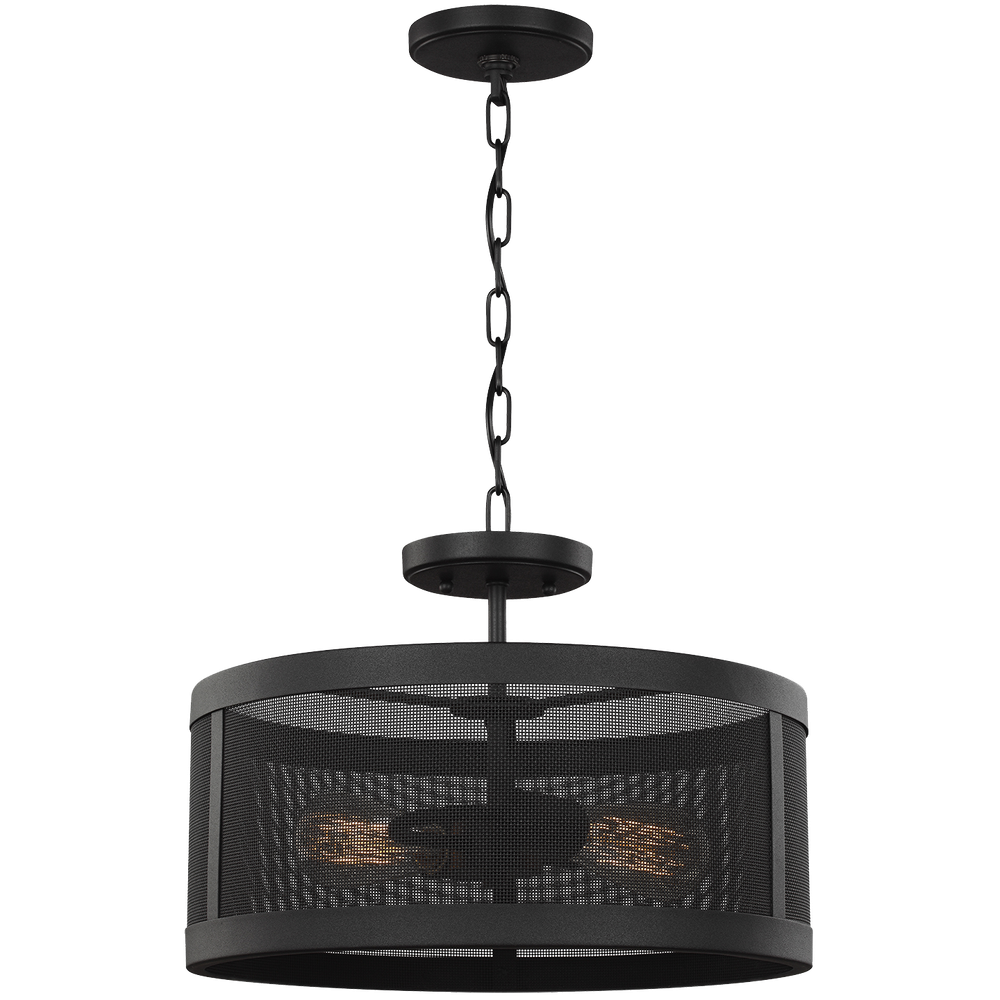 Светильник Visual Comfort Gereon Two Light Semi-Flush Convertible Pendant
