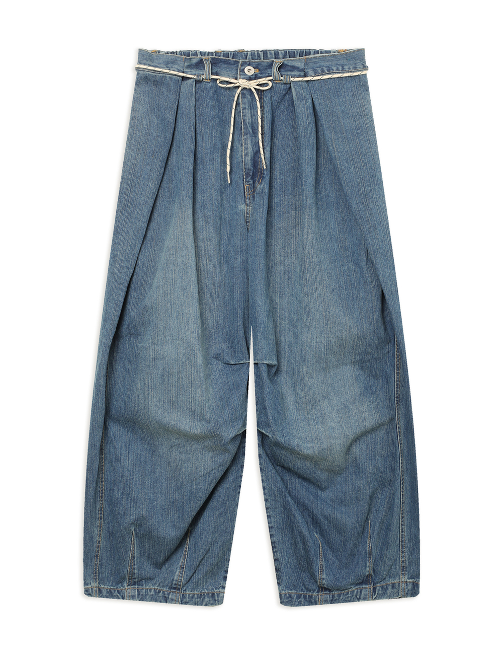 Джинсы Lap Pleated Washed