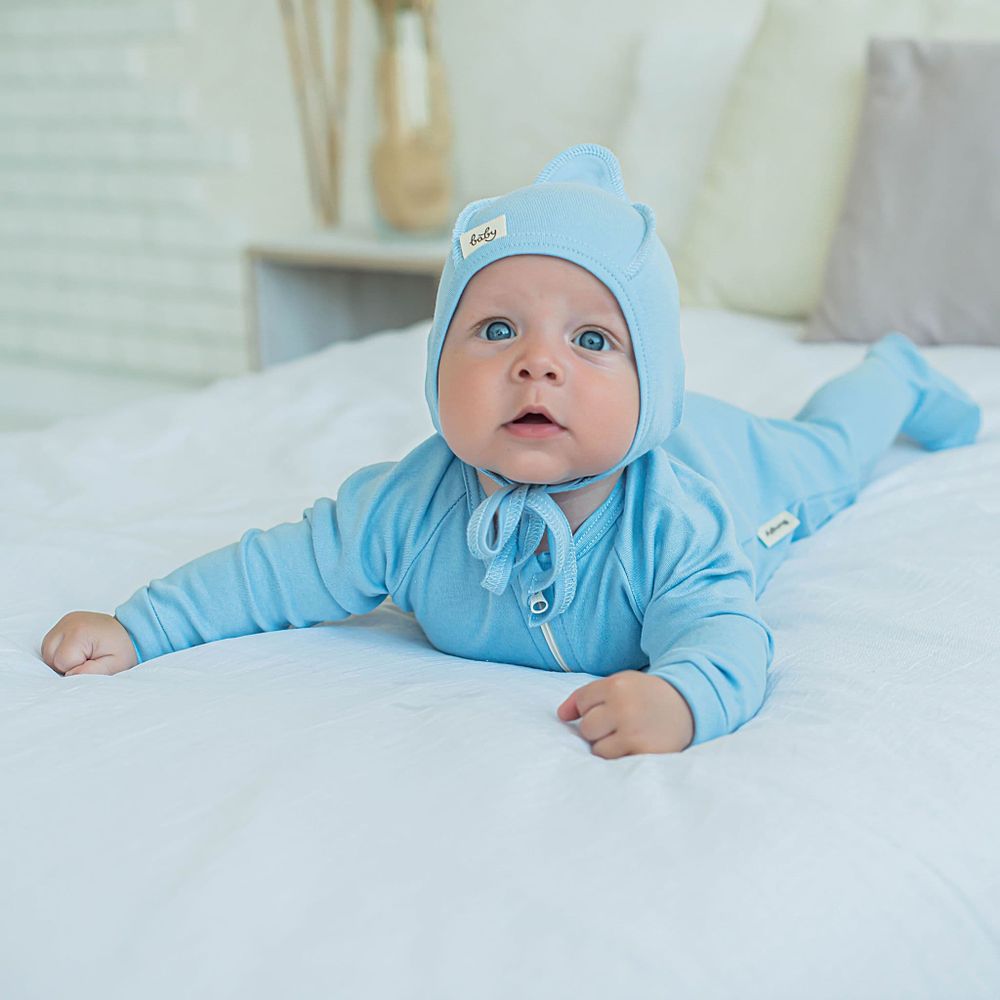 Слип на молнии "Светлый деним" 0+
