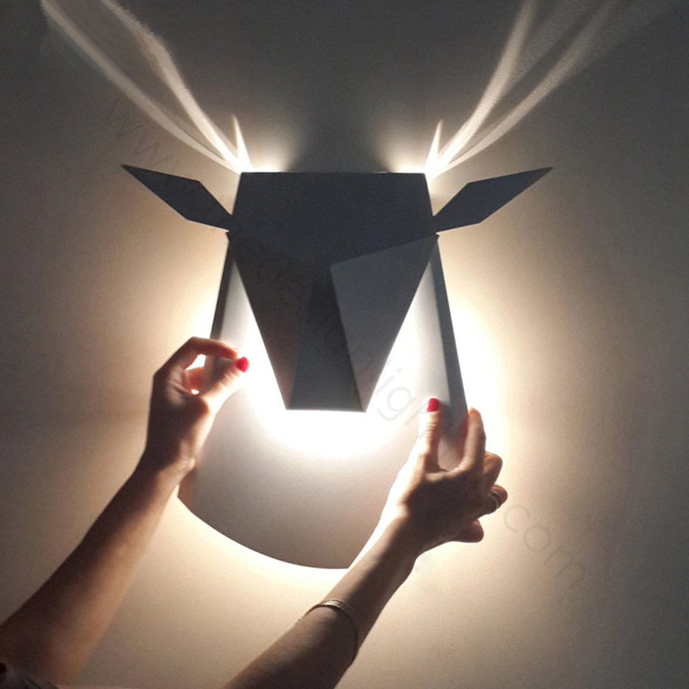 Wall design lamp Deer  (Gold)