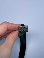 Удлинитель GPU PCIe 8pin-6+2pin для питания видеокарты, кабель питания, переходник 24 см
