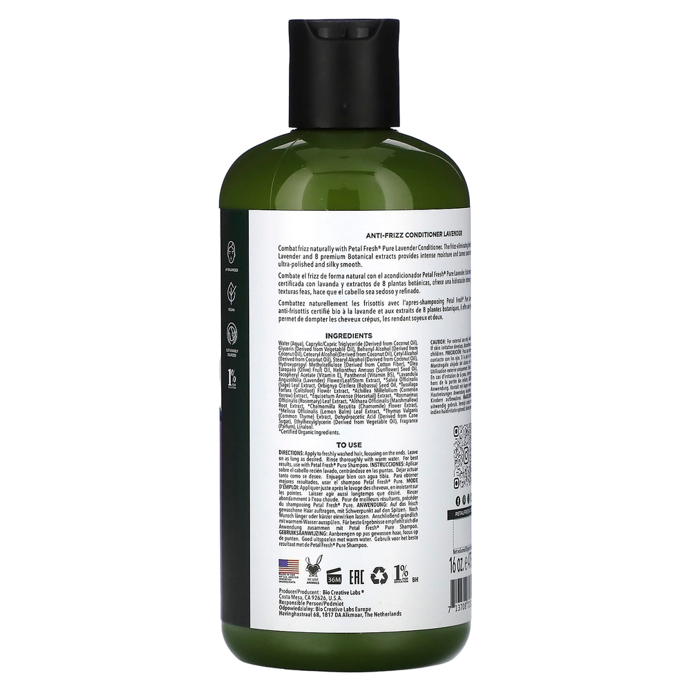 Petal Fresh, Кондиционер против пушения, с лавандой, 475 мл (16 жидк. унц.)