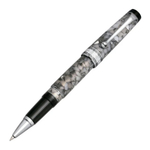 Ручка-роллер Aurora Optima Auroloide Black pearl CT, в подарочной коробке