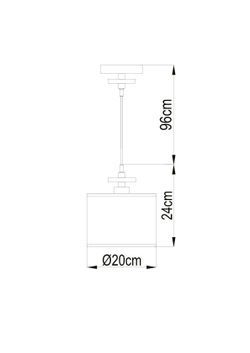 Светильник подвесной Arte Lamp Furore A3990SP-1CC