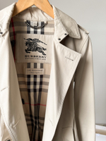 Хлопковый тренч Burberry, XS