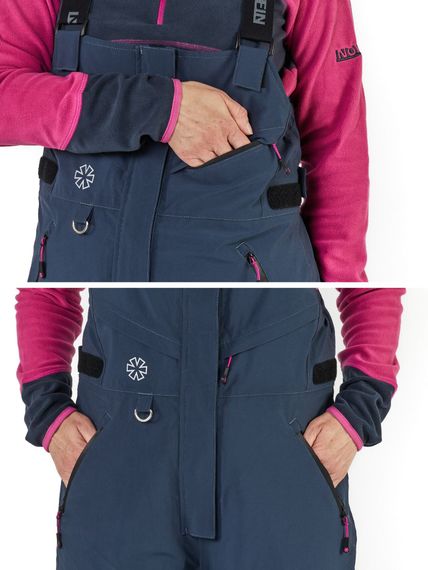 Полукомбинезон зим. Norfin Women NORDIC SPACE BLUE 04 р.XL