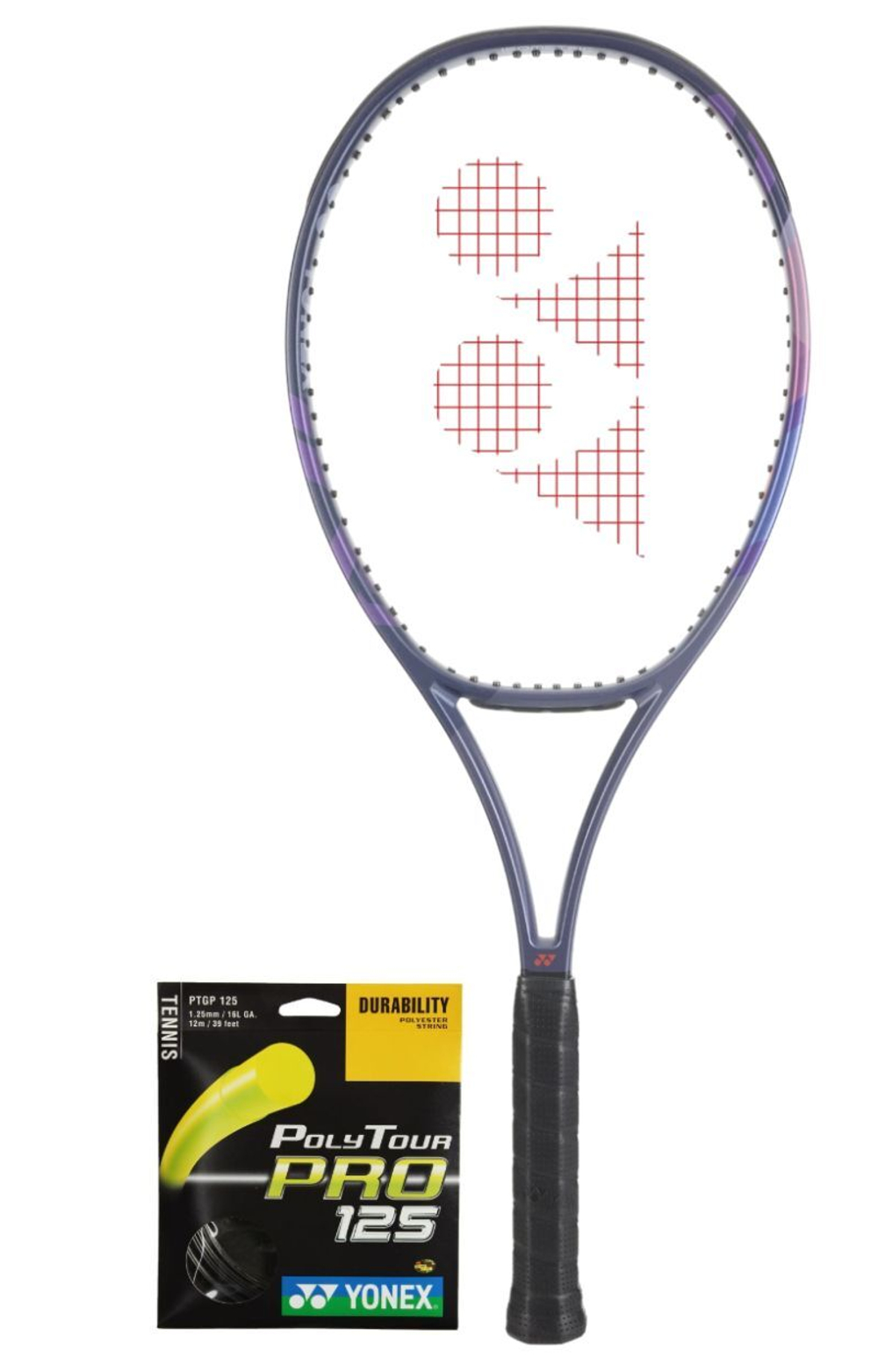 Теннисная ракетка Yonex Percept 100D - midnight navy + струны