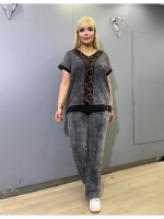 костюм турецкий со стразами брючный