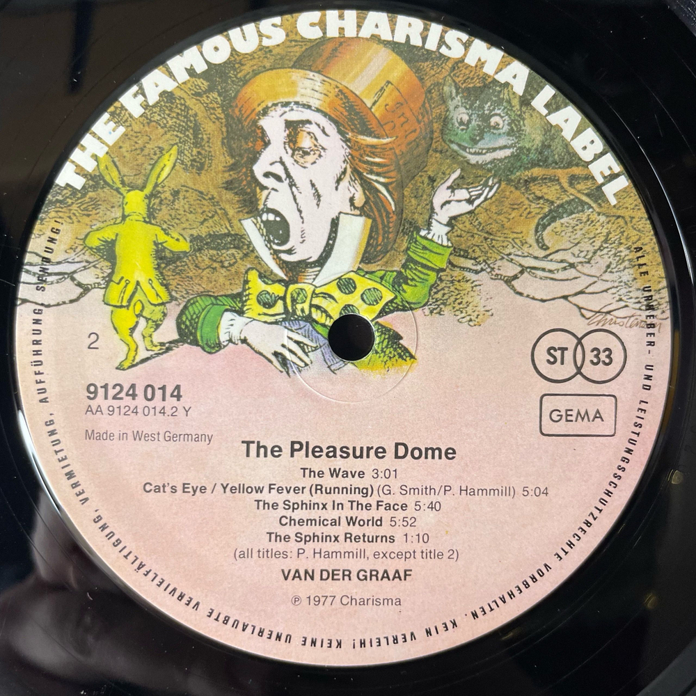 Винтажная виниловая пластинка LP Van Der Graaf, The Quiet Zone, The Pleasure Dome (Германия 1977)