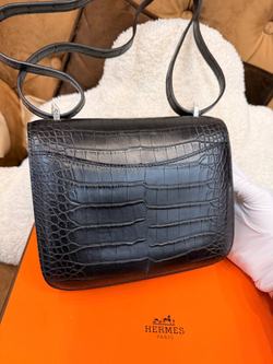 Сумка Hermes Constance mini American Aliligator