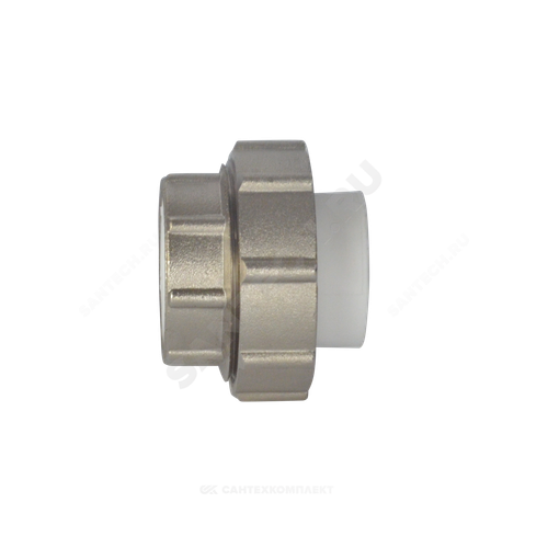 Муфта PP-R разъемная белая Дн 32 VALFEX 11157032