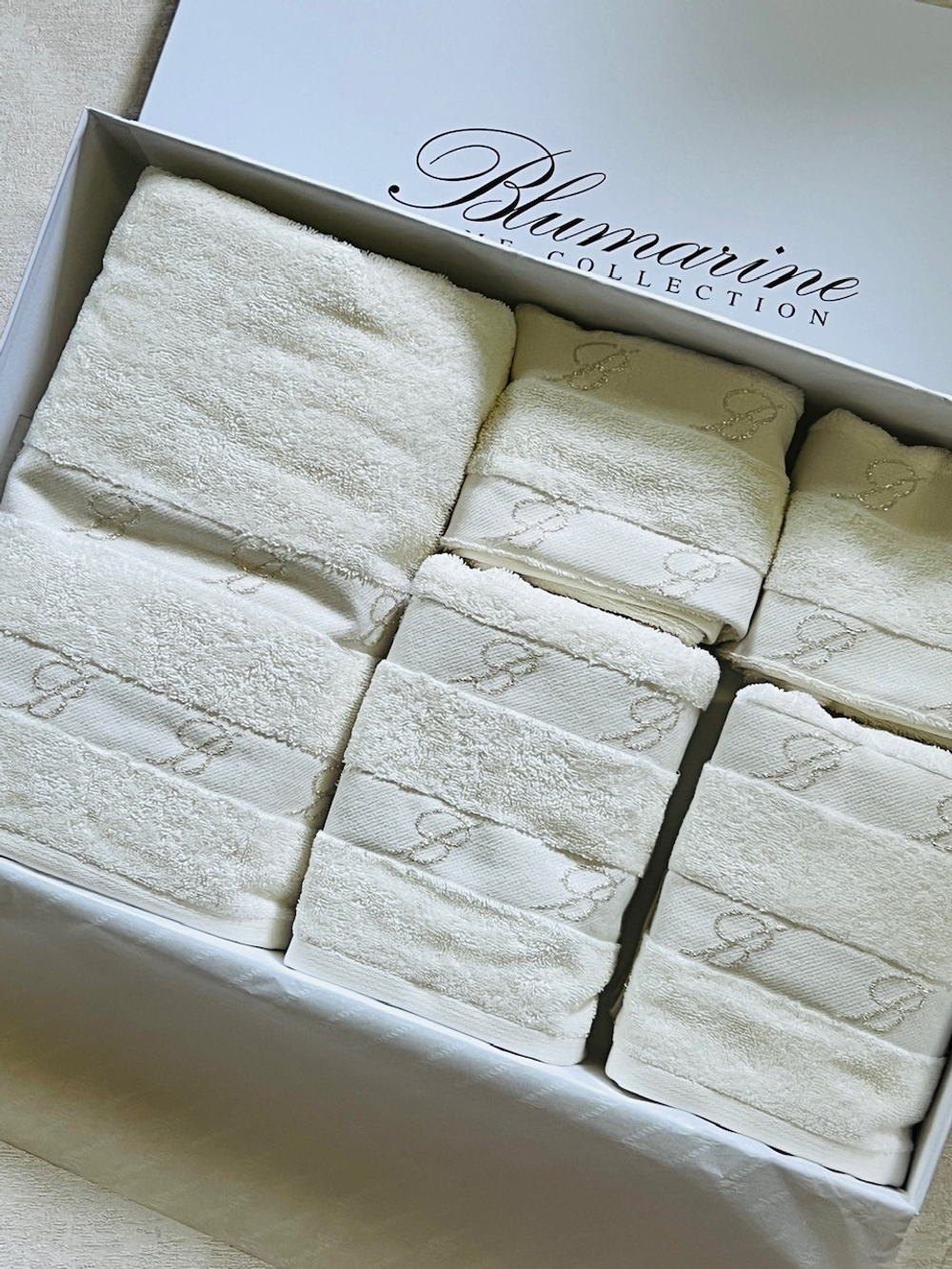 Комплект полотенец 5шт Blumarine Dolce Ozio Beige