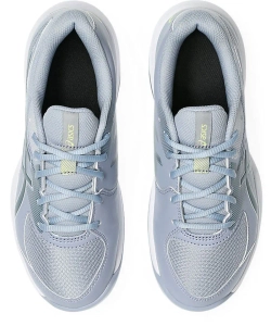 Детские теннисные кроссовки Asics Gel-Game GS Clay/OC - grey blue/ironclad