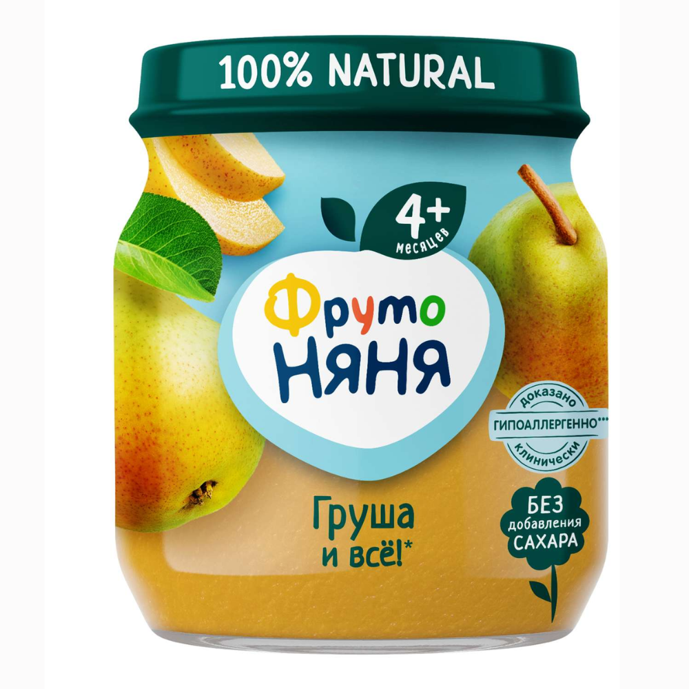 Пюре Фруто Няня груша 100 гр