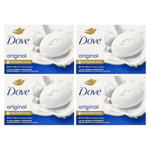 Dove, Мыло Beauty Bar, глубокое увлажнение, белое, 4 шт., По 106 г (3,75 унции)