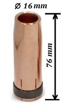Сопло медное MP501D/401D/26KD d=16mm, конич.