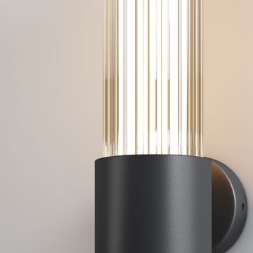 Настенный светильник (бра) LED 8W 3000K O593WL-L8B3K чёрный Lit Maytoni