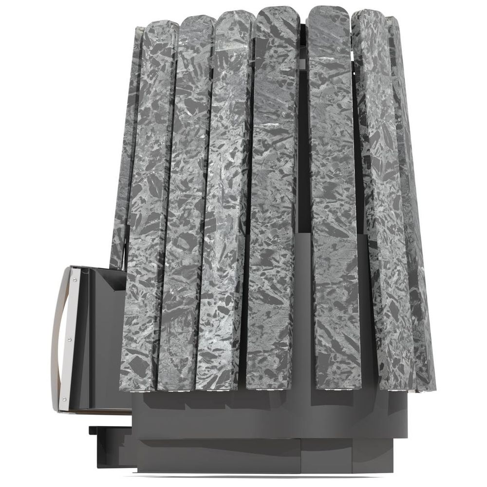Дровяная банная печь Grill'D Cometa Vega 450 Short Max Stone Pro (Серпентинит)