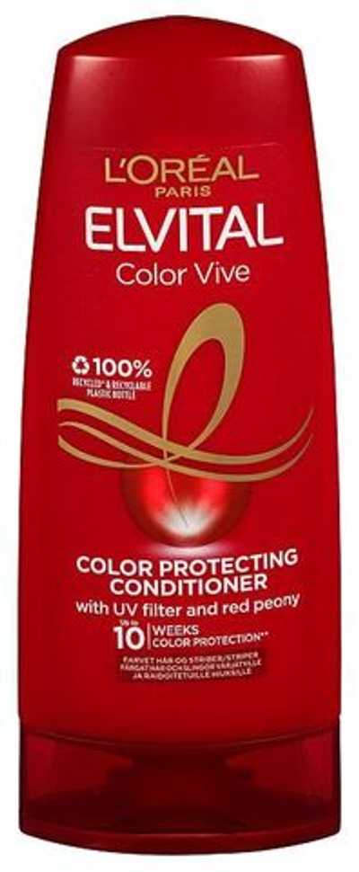 Кондиционер для волос L'Oral Elvital Color-Vive для окрашенных и мелированных волос с УФ-фильтром и экстрактом пиона, 200 мл (Франция)