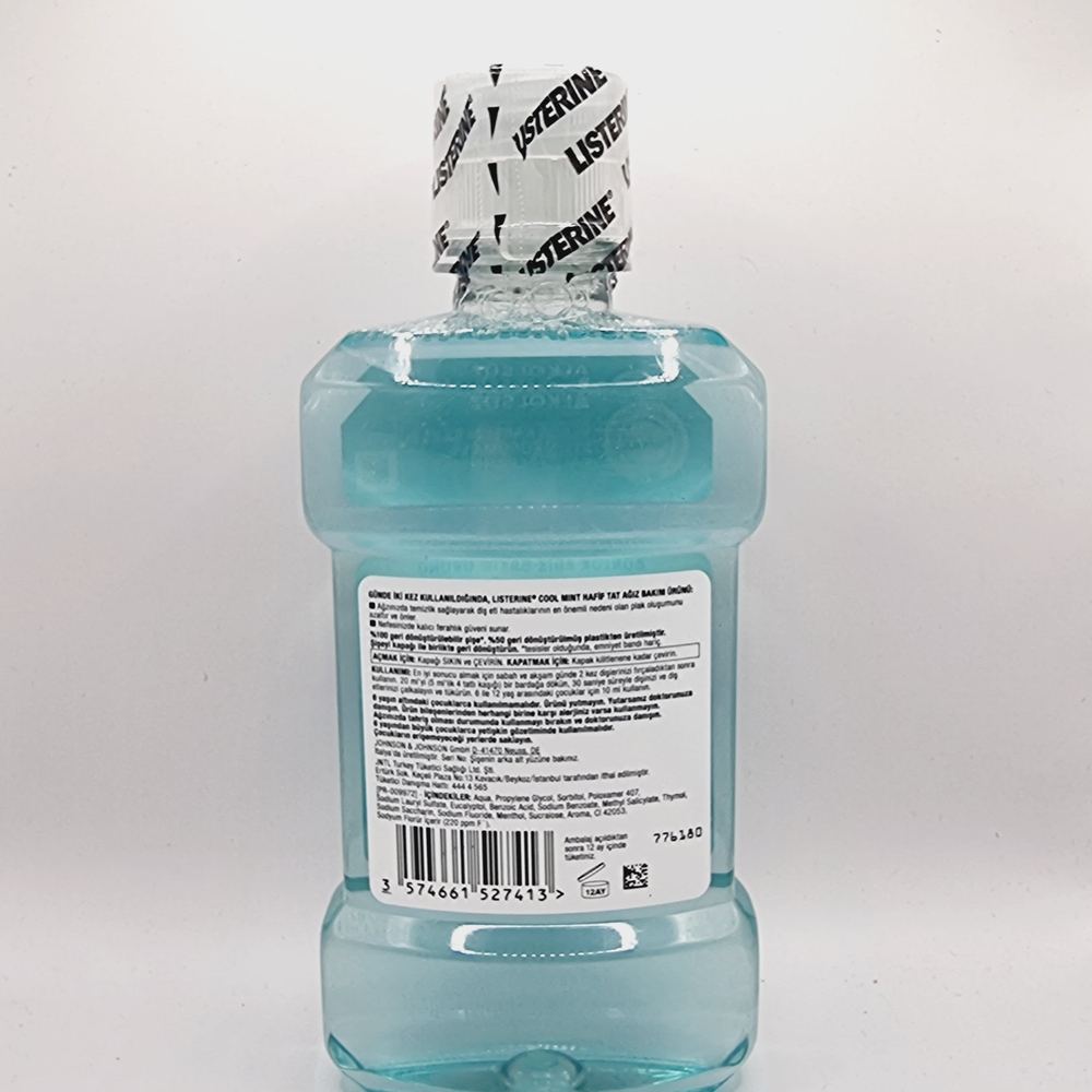 LISTERINE ополаскиватель для полости рта COOL MINT без спирта 250 мл (Италия)