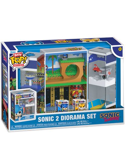 Набор Funko Bitty POP! Bitty Box Sonic the Hedgehog Sonic 2 Diorama Set+Sonic+Tails 93563