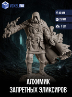 Алхимик Запретных Эликсиров миниатюры для настольных игр РНИ, ДнД