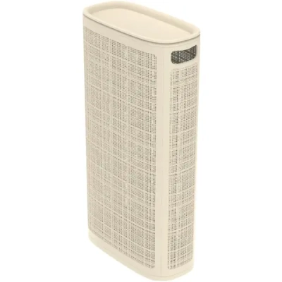 Корзина для белья Лён 60л 43×20×80см плетёная, слоновая кость