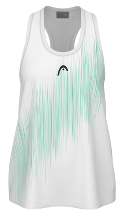 Девочковая майка Head Girls Vision Agility Tank - candy green/performance print